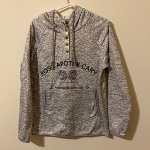 Rose Apothecary Schitt’s Creek Kangaroo Hoodie Snap Collar OS